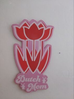 Dutch Bros mother Day Tulip Sticker